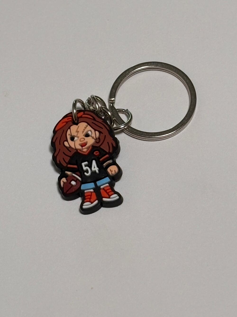 Horror Keychain Football Key Ring Chain Wallet Bag Backpack Bears Chucky